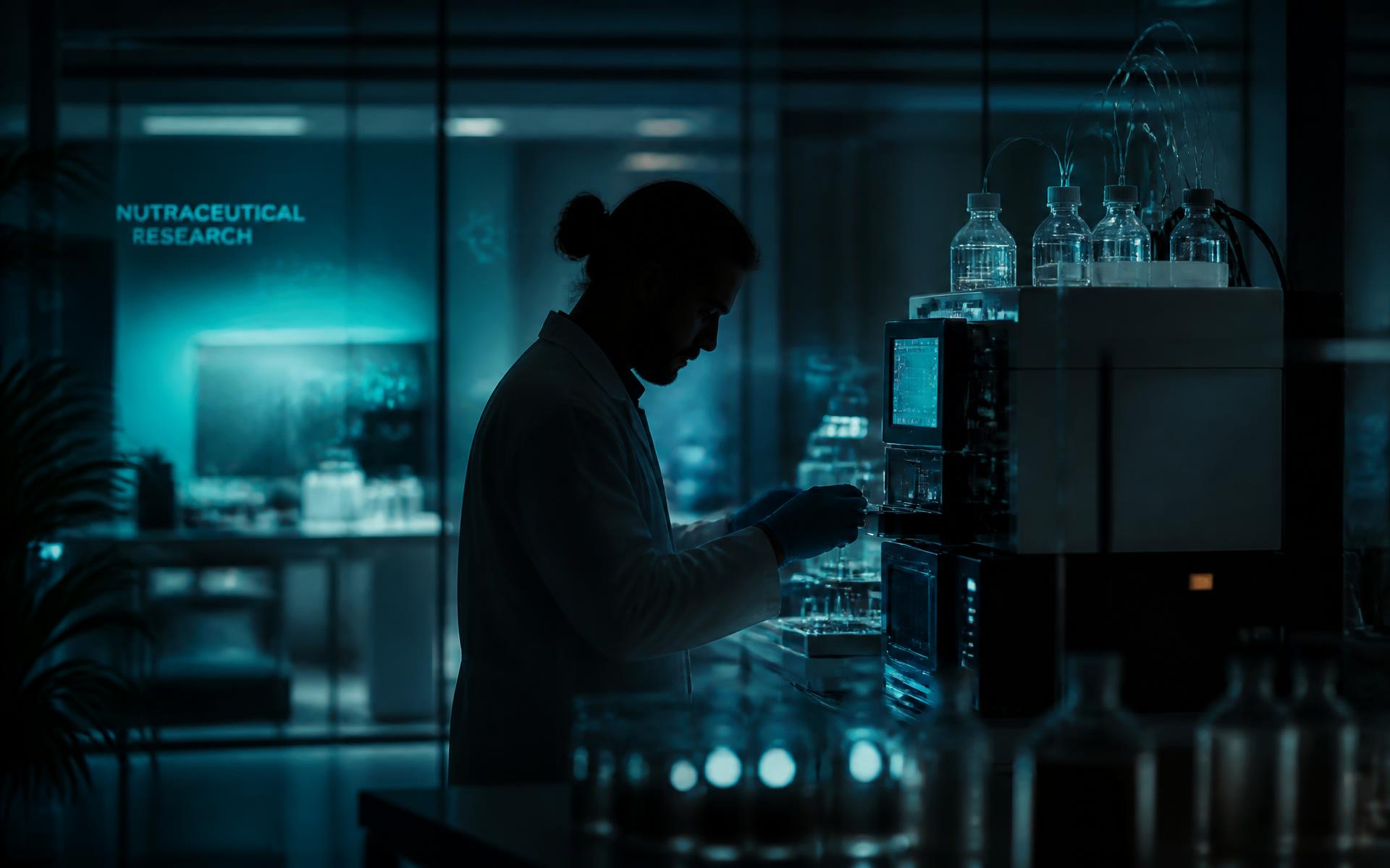 Laboratorio de Celion Labs con iluminación técnica